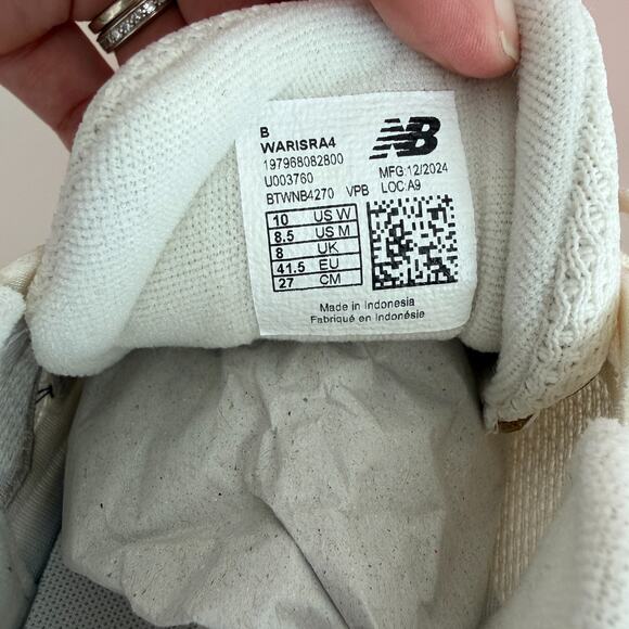 New Balance Fresh Foam Arishi v4 Shoes Womens 10 Beige Running Athletic Sneakers - Picture 9 of 11